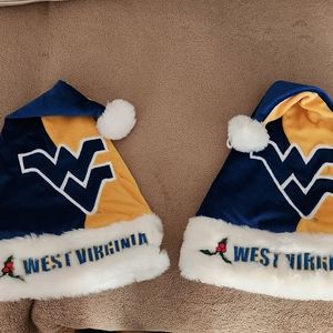 Wv mountaineers Santa Hats